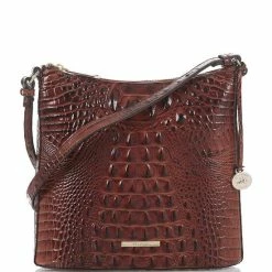 Outlet ???? BRAHMIN Melbourne Collection Katie Leather Crocodile-Embossed Crossbody Bag Black ???? -BRAHMIN Shop unnamed file 1519