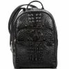 Promo ???? BRAHMIN Melbourne Collection Dartmouth Crocodile-Embossed ???? Backpack Black ???? -BRAHMIN Shop unnamed file 1526