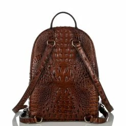 Promo ???? BRAHMIN Melbourne Collection Dartmouth Crocodile-Embossed ???? Backpack Black ???? -BRAHMIN Shop unnamed file 1532