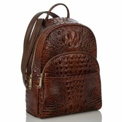 Promo ???? BRAHMIN Melbourne Collection Dartmouth Crocodile-Embossed ???? Backpack Black ???? -BRAHMIN Shop unnamed file 1533
