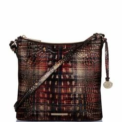 Cheapest ???? BRAHMIN Melbourne Collection Katie Leather Crossbody Bag Flannel ????