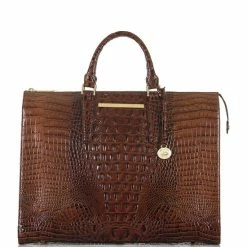 Top 10 ⌛ BRAHMIN Melbourne Collection Laptop Business Tote Bag Pecan ⭐