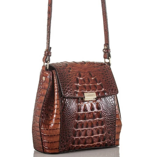 Best deal ???? BRAHMIN Melbourne Collection Margo Crocodile-Embossed Crossbody Bag Black ❤️ 4 Best deal ???? BRAHMIN Melbourne Collection Margo Crocodile-Embossed Crossbody Bag Black ❤️ - Image 2