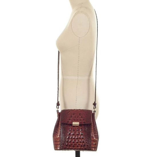 Best deal ???? BRAHMIN Melbourne Collection Margo Crocodile-Embossed Crossbody Bag Black ❤️ 7 Best deal ???? BRAHMIN Melbourne Collection Margo Crocodile-Embossed Crossbody Bag Black ❤️ - Image 5