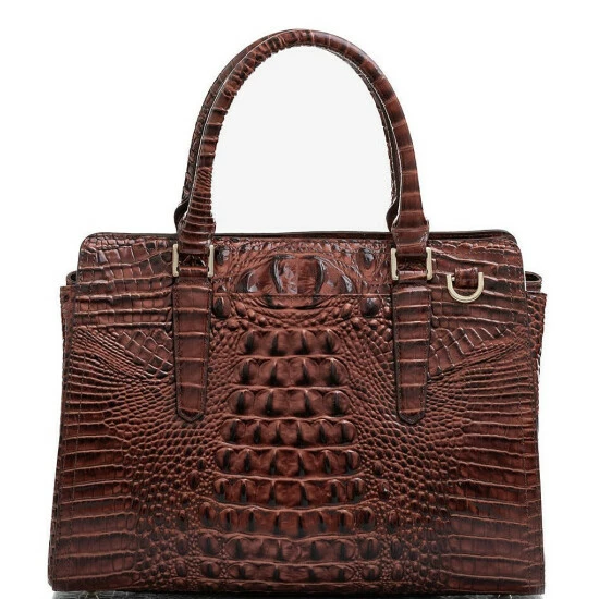 Cheapest ✔️ BRAHMIN Melbourne Collection Small Finley Satchel Bag Toasted ???? 8 Cheapest ✔️ BRAHMIN Melbourne Collection Small Finley Satchel Bag Toasted ???? - Image 6