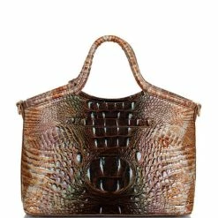 Outlet ???? BRAHMIN Ombre Melbourne Collection Small Elaine Satchel Bag Truffle Python ✨ -BRAHMIN Shop unnamed file 1584