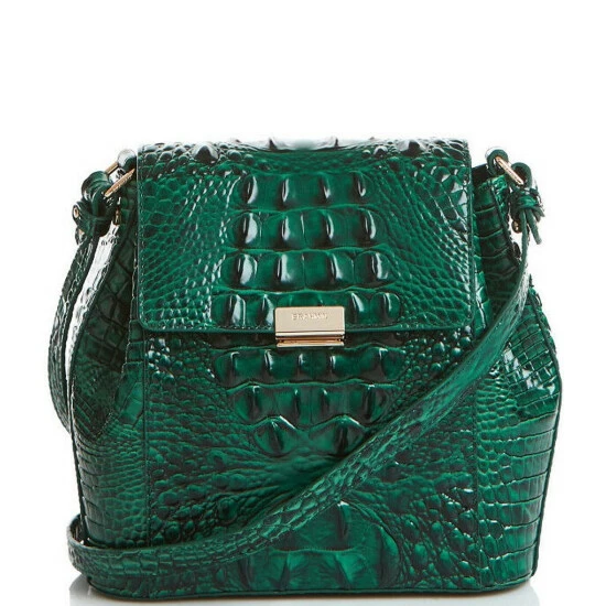 Hot Sale ???? BRAHMIN Melbourne Collection Margo Crossbody Bag Emerald ???? 3 Hot Sale ???? BRAHMIN Melbourne Collection Margo Crossbody Bag Emerald ????