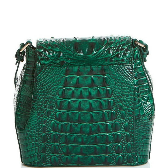 Hot Sale ???? BRAHMIN Melbourne Collection Margo Crossbody Bag Emerald ???? 4 Hot Sale ???? BRAHMIN Melbourne Collection Margo Crossbody Bag Emerald ???? - Image 2