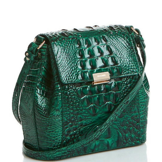 Hot Sale ???? BRAHMIN Melbourne Collection Margo Crossbody Bag Emerald ???? 6 Hot Sale ???? BRAHMIN Melbourne Collection Margo Crossbody Bag Emerald ???? - Image 4