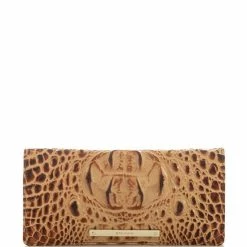 Cheapest ✨ BRAHMIN Melbourne Collection Ady Crocodile-Embossed Wallet Toasted Almond ✨ -BRAHMIN Shop unnamed file 1625