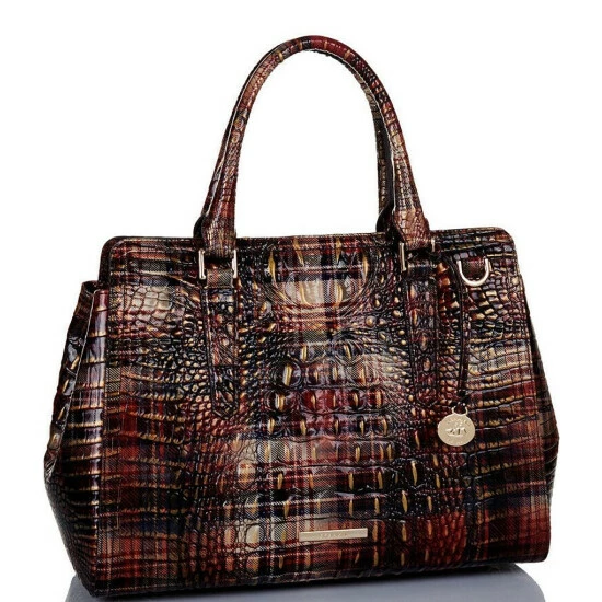Top 10 ???? BRAHMIN Melbourne Collection Small Finley Satchel Bag Flannel ⌛ 6 Top 10 ???? BRAHMIN Melbourne Collection Small Finley Satchel Bag Flannel ⌛ - Image 4