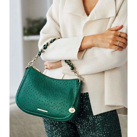 Budget ???? BRAHMIN Greenvale Collection Mod Shayna Crossbody Bag Emerald ???? 7 Budget ???? BRAHMIN Greenvale Collection Mod Shayna Crossbody Bag Emerald ???? - Image 5