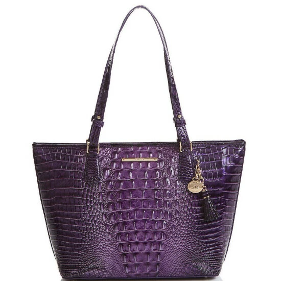 Brand new ???? BRAHMIN Ombre Melbourne Collection Medium Asher Tote Bag Ultraviolet ???? 3 Brand new ???? BRAHMIN Ombre Melbourne Collection Medium Asher Tote Bag Ultraviolet ????