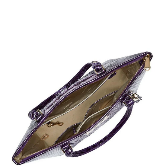 Brand new ???? BRAHMIN Ombre Melbourne Collection Medium Asher Tote Bag Ultraviolet ???? 5 Brand new ???? BRAHMIN Ombre Melbourne Collection Medium Asher Tote Bag Ultraviolet ???? - Image 3