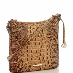 Hot Sale ???? BRAHMIN Melbourne Collection Katie Crocodile-Embossed Crossbody Bag Toasted Almond ???? -BRAHMIN Shop unnamed file 1713