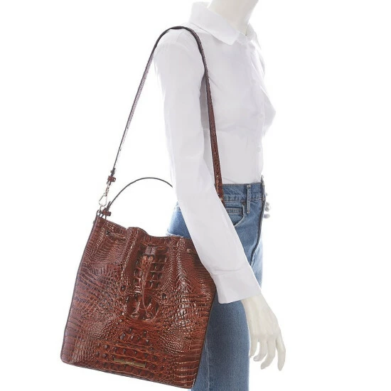 Hot Sale ???? BRAHMIN Melbourne Collection Marlowe Shoulder Bag Pecan ✔️ 10 Hot Sale ???? BRAHMIN Melbourne Collection Marlowe Shoulder Bag Pecan ✔️ - Image 8