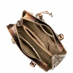 Hot Sale ???? BRAHMIN Ombre Melbourne Collection Small Finley Satchel Bag Truffle Python ???? -BRAHMIN Shop unnamed file 1730