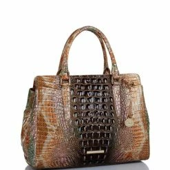 Hot Sale ???? BRAHMIN Ombre Melbourne Collection Small Finley Satchel Bag Truffle Python ???? -BRAHMIN Shop unnamed file 1731