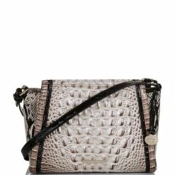 Best Pirce ???? BRAHMIN Fontaine Collection Hillary Crossbody Bag Alabaster ⭐