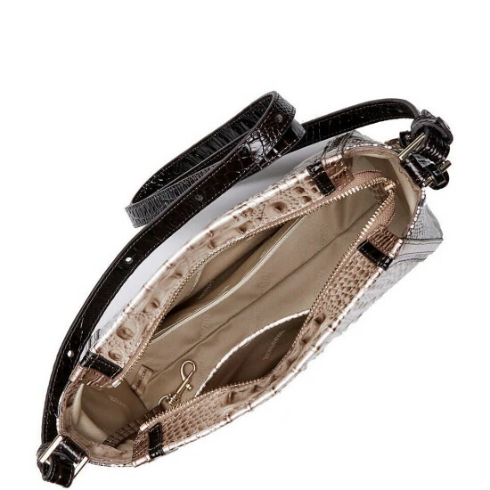 Best Pirce ???? BRAHMIN Fontaine Collection Hillary Crossbody Bag Alabaster ⭐ 5 Best Pirce ???? BRAHMIN Fontaine Collection Hillary Crossbody Bag Alabaster ⭐ - Image 3