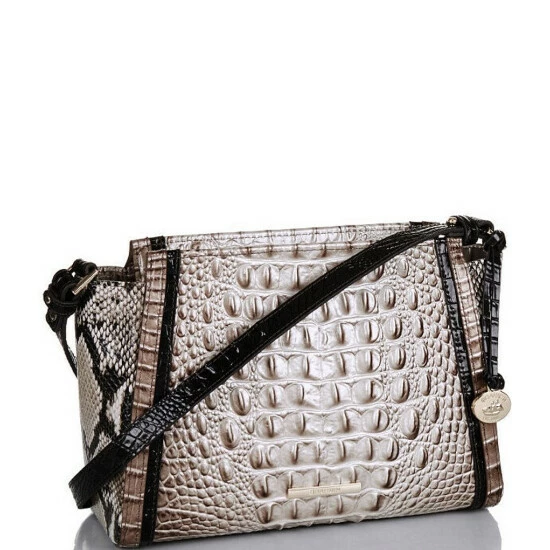 Best Pirce ???? BRAHMIN Fontaine Collection Hillary Crossbody Bag Alabaster ⭐ 6 Best Pirce ???? BRAHMIN Fontaine Collection Hillary Crossbody Bag Alabaster ⭐ - Image 4