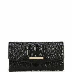 Cheapest ???? BRAHMIN Melbourne Collection Crocodile-Embossed Modern Checkbook Pecan ????