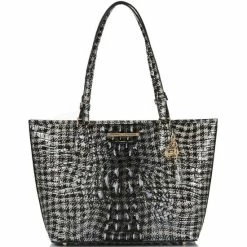 Best Pirce ???? BRAHMIN Python Ombre Melbourne Collection Medium Asher Tote Bag Cocoa ❤️