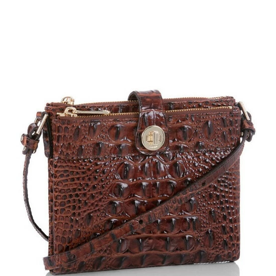 Promo ???? BRAHMIN Melbourne Collection Mina Compact Crossbody Bag Black ⭐ 10 Promo ???? BRAHMIN Melbourne Collection Mina Compact Crossbody Bag Black ⭐ - Image 8