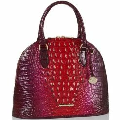 Cheap ???? BRAHMIN Ombre Melbourne Collection Georgina Satchel Bag Ruby ???? -BRAHMIN Shop unnamed file 1812