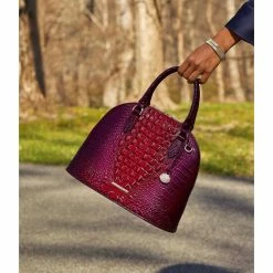 Cheap ???? BRAHMIN Ombre Melbourne Collection Georgina Satchel Bag Ruby ???? -BRAHMIN Shop unnamed file 1814