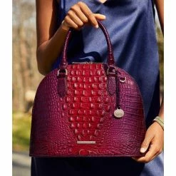 Cheap ???? BRAHMIN Ombre Melbourne Collection Georgina Satchel Bag Ruby ???? -BRAHMIN Shop unnamed file 1816
