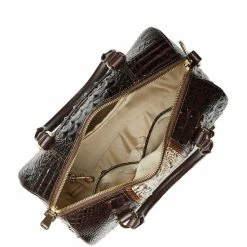 Cheap ???? BRAHMIN Goldspur Collection Stacy Satchel Bag Cocoa ???? -BRAHMIN Shop unnamed file 1832