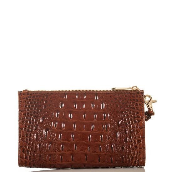 Outlet ✔️ BRAHMIN Melbourne Collection Crocodile-Embossed Daisy Wristlet Black ???? 9 Outlet ✔️ BRAHMIN Melbourne Collection Crocodile-Embossed Daisy Wristlet Black ???? - Image 7