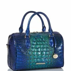 Outlet ✔️ BRAHMIN Ombre Melbourne Collection Stacey Top Zip Satchel Bag Royalty ???? -BRAHMIN Shop unnamed file 1854