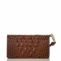 Best Pirce ⭐ BRAHMIN Melbourne Collection Debra Crocodile-Embossed Wallet Pecan ???? -BRAHMIN Shop unnamed file 1857