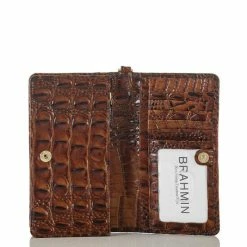 Best Pirce ⭐ BRAHMIN Melbourne Collection Debra Crocodile-Embossed Wallet Pecan ???? -BRAHMIN Shop unnamed file 1858