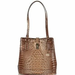 Top 10 ✔️ BRAHMIN Melbourne Collection Fiora Bucket Bag Saddle ⭐