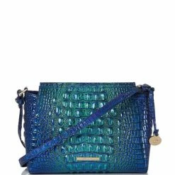 Discount ???? BRAHMIN Ombre Melbourne Collection Hillary Crossbody Bag Royalty ????