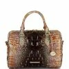 Discount ⌛ BRAHMIN Ombre Melbourne Collection Stacey Top Zip Satchel Bag Truffle Python ✨ -BRAHMIN Shop unnamed file 1879