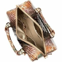 Discount ⌛ BRAHMIN Ombre Melbourne Collection Stacey Top Zip Satchel Bag Truffle Python ✨ -BRAHMIN Shop unnamed file 1881