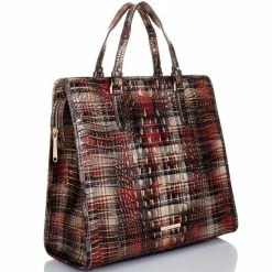 Brand new ???? BRAHMIN Melbourne Collection Tia Top Zip Tote Bag Flannel ???? 9 Brand new ???? BRAHMIN Melbourne Collection Tia Top Zip Tote Bag Flannel ???? -BRAHMIN Shop unnamed file 1919