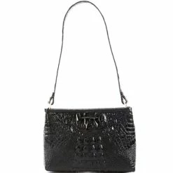 Budget ???? BRAHMIN Melbourne Collection Lorelei Crocodile-Embossed Shoulder Bag Black ???? -BRAHMIN Shop unnamed file 1929