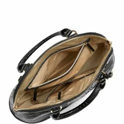 Discount ⭐ BRAHMIN Melbourne Collection Georgina Satchel Bag Black ???? -BRAHMIN Shop unnamed file 1934