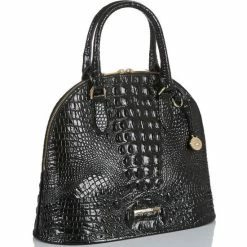 Discount ⭐ BRAHMIN Melbourne Collection Georgina Satchel Bag Black ???? -BRAHMIN Shop unnamed file 1935
