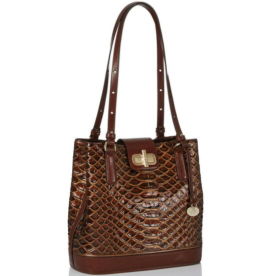 Best Pirce ???? BRAHMIN Bellevue Collection Fiora Bucket Bag Pecan ???? 6 Best Pirce ???? BRAHMIN Bellevue Collection Fiora Bucket Bag Pecan ???? - Image 4