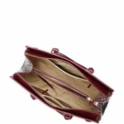 Brand new ???? BRAHMIN Ombre Melbourne Collection Small Finley Carryall Satchel Bag Ruby ⭐ -BRAHMIN Shop unnamed file 1946