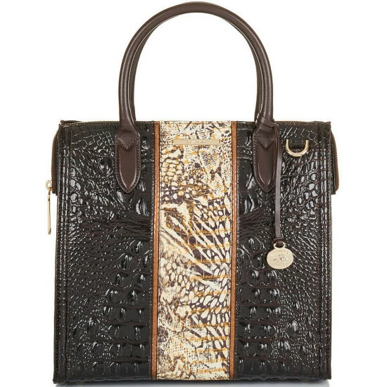 Cheapest ???? BRAHMIN Goldspur Collection Caroline Satchel Bag Cocoa ???? 3 Cheapest ???? BRAHMIN Goldspur Collection Caroline Satchel Bag Cocoa ????