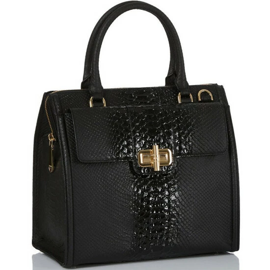Cheapest ???? BRAHMIN Harkness Collection Caroline Satchel Bag Black ???? 6 Cheapest ???? BRAHMIN Harkness Collection Caroline Satchel Bag Black ???? - Image 4