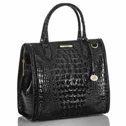 Best Sale ???? BRAHMIN Melbourne Collection Caroline Crocodile-Embossed Satchel Bag Toasted ⌛ -BRAHMIN Shop unnamed file 2032