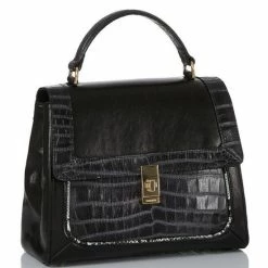 Cheap ???? BRAHMIN Stonington Collection Rene Satchel Bag Black ???? -BRAHMIN Shop unnamed file 2050